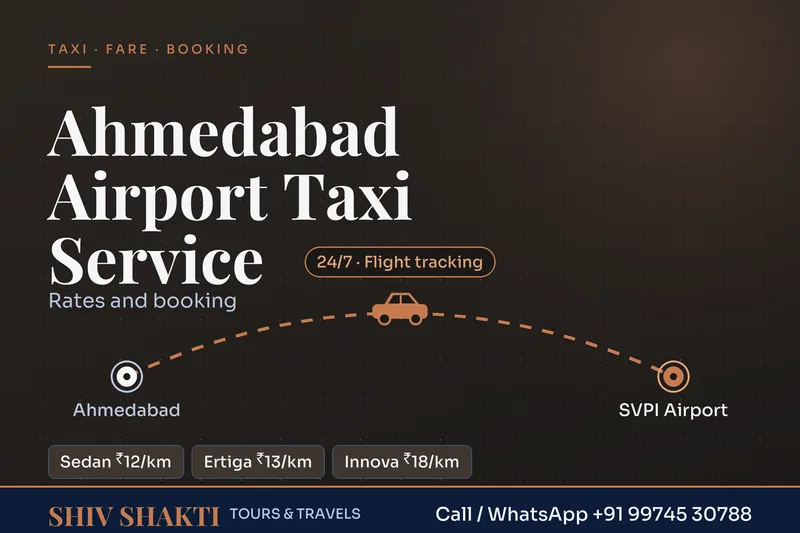 Ahmedabad airport taxi service