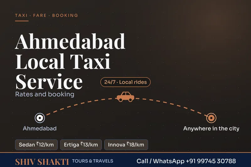 Ahmedabad local taxi service