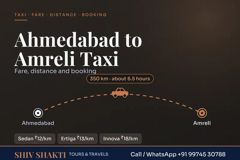 Ahmedabad to Amreli Taxi