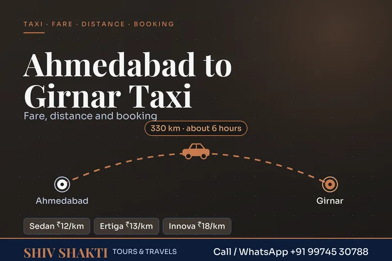 Ahmedabad to Girnar Taxi