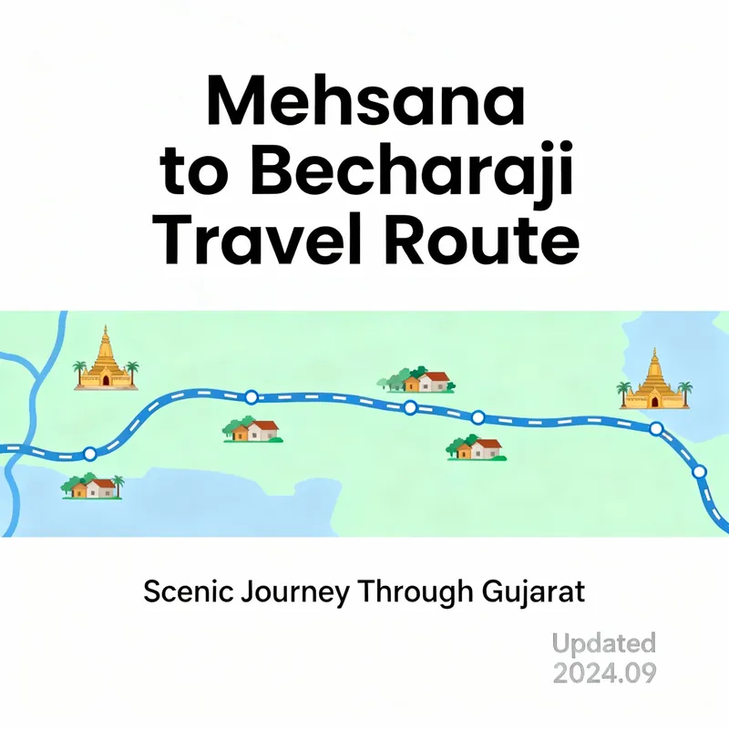Mehshana to Becharaji