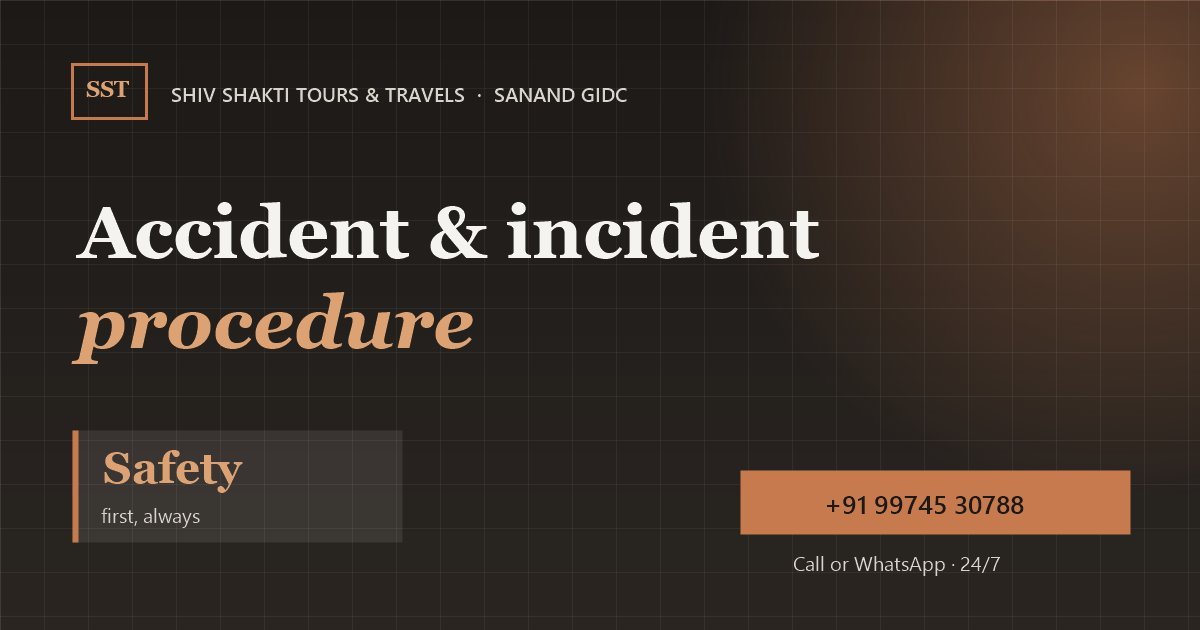 Staff Cab Accident & Incident Procedure