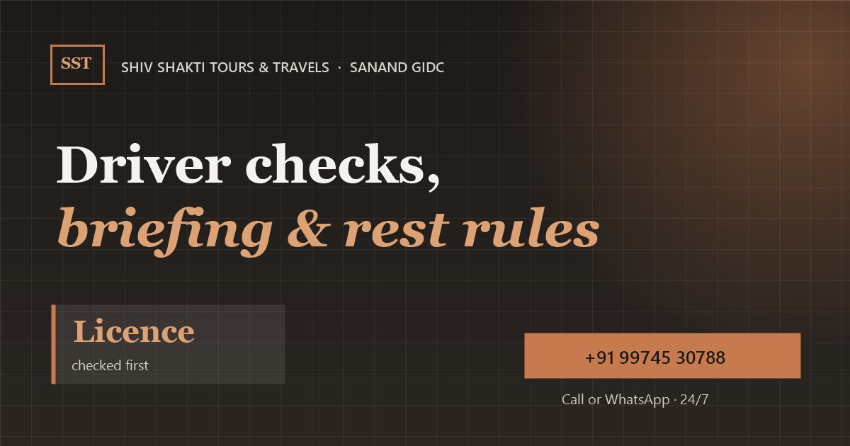 Driver Management for Staff Transport