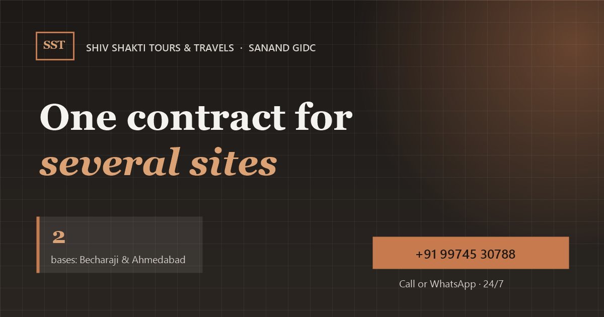 One Transport Contract for Several Sites