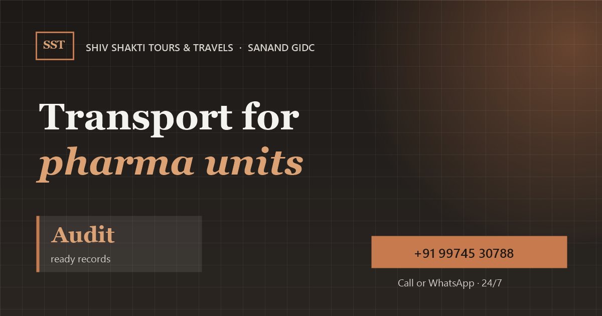 Employee Transport for Pharma Units