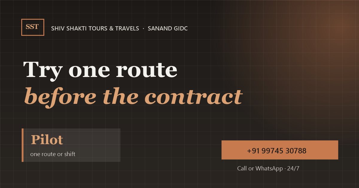 Pilot Route Before a Transport Contract