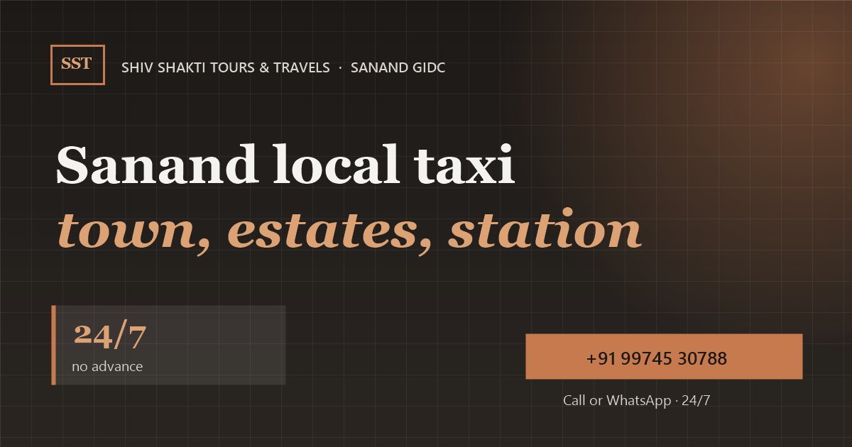 Sanand Local Taxi