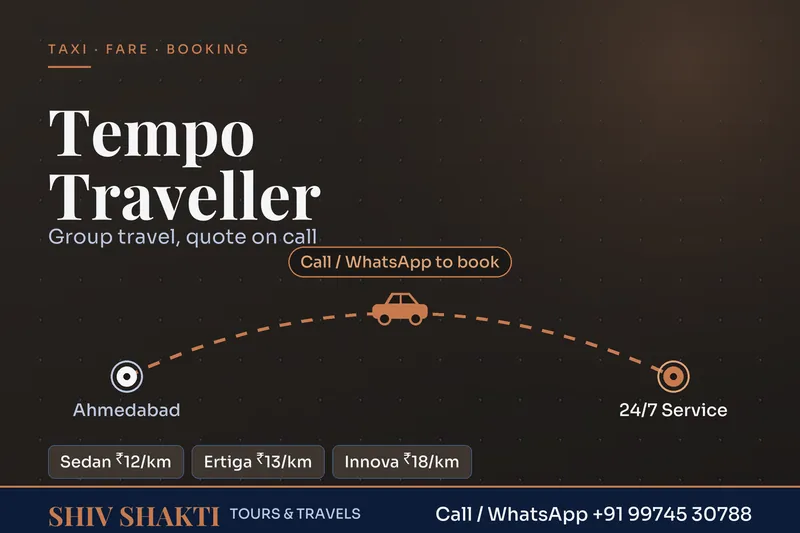 Tempo Traveller & Group Van Rental in Ahmedabad