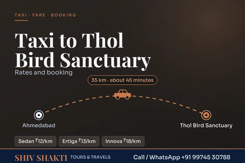 Taxi to Thol Bird Sanctuary