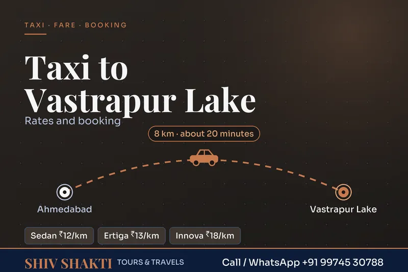 Taxi to Vastrapur Lake